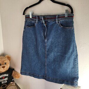denim skirt, Talbots size 6